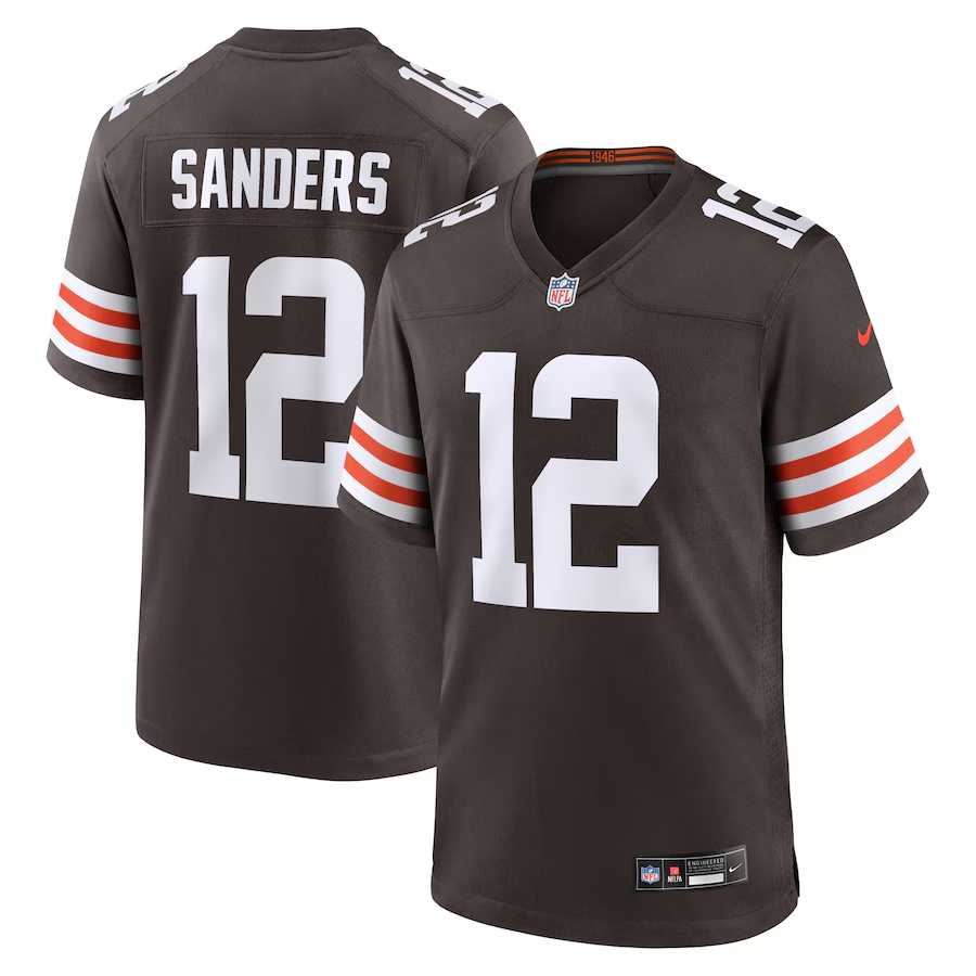 Cleveland Browns 2025 Shedeur Sanders Jersey (Brown)