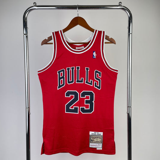 Chicago Bulls 97/98 Michael Jordan M&N Hardwood Classic Jersey (Red)